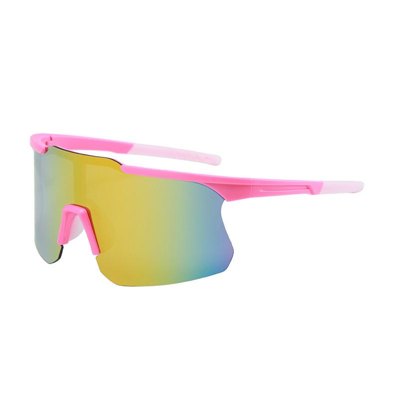 

Mountain Bike Sports Protective Glasses With Uv400 Antiglare Pc Frame For Outdoor Cycling RoseRedFrameRedFilm