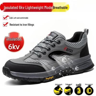 Men's Breathable Steel Toe Work Shoes