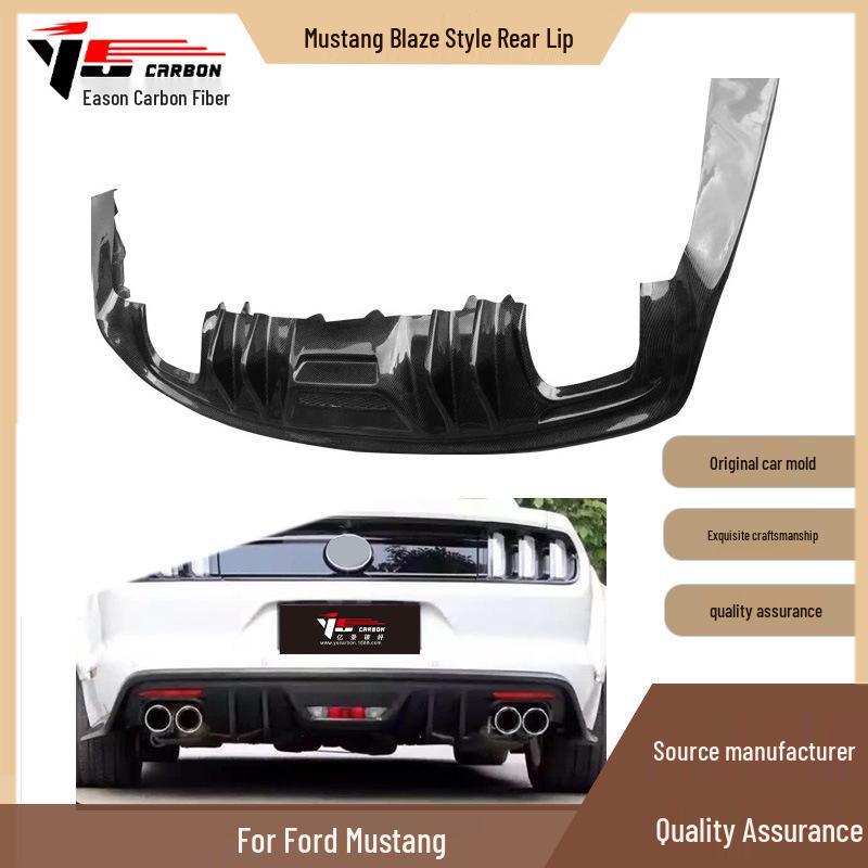 Ford Mustang Blaze Edition Carbon Fiber Rear Spoiler (2015-2022)