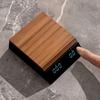Walnut Wood Mini Wooden Tea Scale Type-c Precision Tea Scale Electronic Tea Scale  Office Use