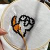 Bastelbedarf Wasserlösliches Canvas 14CT Stickereibedarf Bedruckbares Trägertuch Löst sich im Wasser auf Transparent