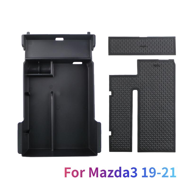 Car Armrest Box Storage Box Tray for Mazda3 Mazda 3 Axela    Central Control Storage Box Case Holder Accessories