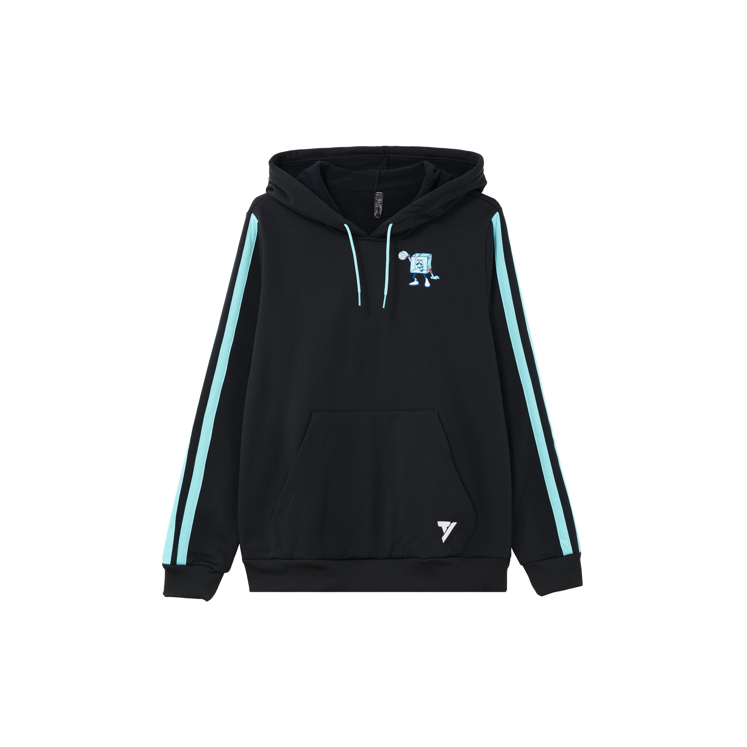 

Adidas Trae Young Avatar Полосатая толстовка с капюшоном Мужские топы черные HB3125 M