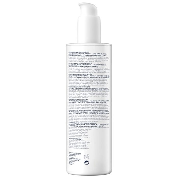 Lait Démaquillant - RoC - Multi Actions - 200ml - Sans Parfum - Tous Types De Peau