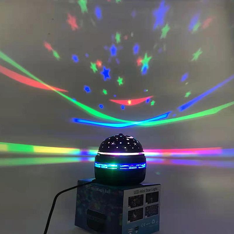 Led Aurora Starry Projection Lamp Water Ripple Disco Light Romantic Atmosphere For All Seasons