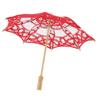 15inch Lace Sun Umbrella Mini Sun Parasol Vintage Cotton Lace Umbrella  DIY Craft