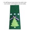 4 Pieces/Set Christmas Tree Dinnerware Holder Bag Cutlery Storage Pouch Decoration Organizer Fork Spoon Festival Party