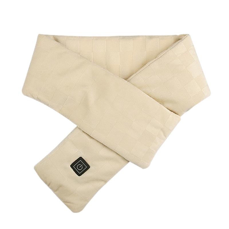 Electric Heated Scarf Windproof Outdoor Sports USB Charging Pad Thermal Scarf