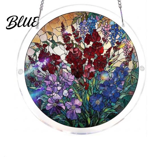Akrylowa Dekoracja Okienna Puzzle Łamigłówka Łapacz Słońca DIY Puzzle Łapacz Słońca Witrażowy Łapacz Słońca Wisząca Ozdoba do Dekoracji Domu Ogrodu Prezent Kobiety