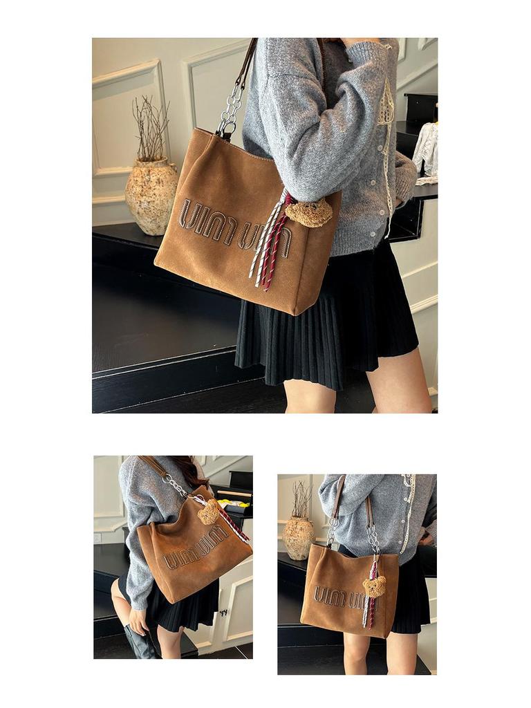 Versatile Large Capacity Korean Fashion Shoulder Tote Bag