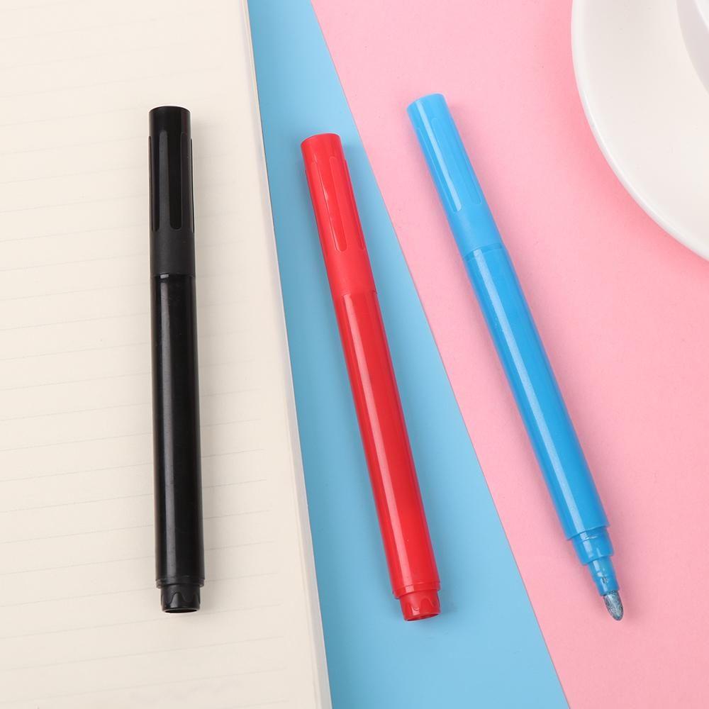 Office School Supplies Metallic Glass DIY Glitter Marker Hand Painted  Non-toxic Wine Glass Markers