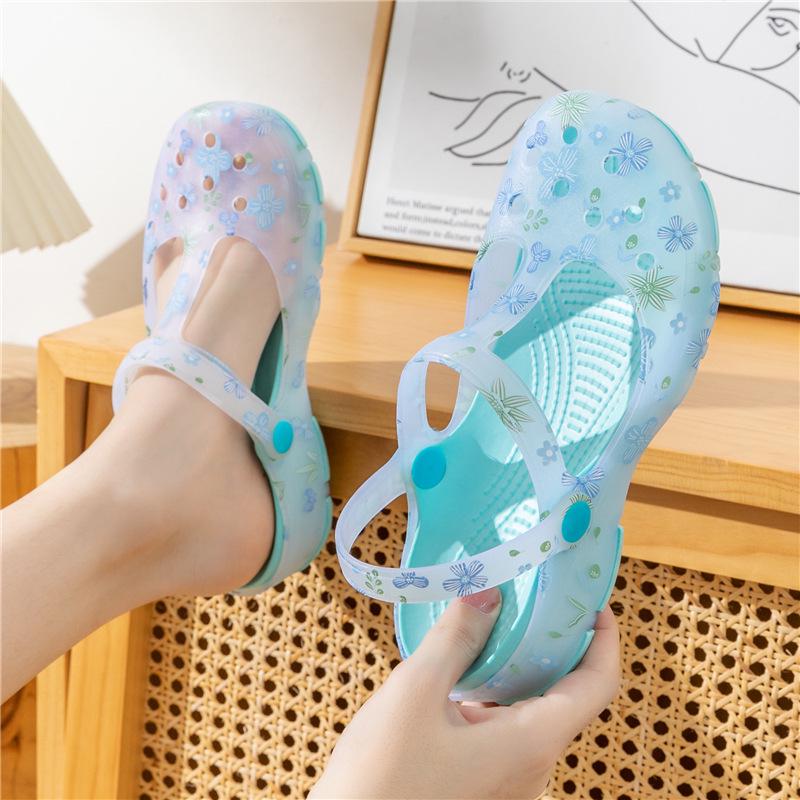 Sandali estivi alla moda da donna - Scarpe da spiaggia e da esterno con suola morbida antiscivolo