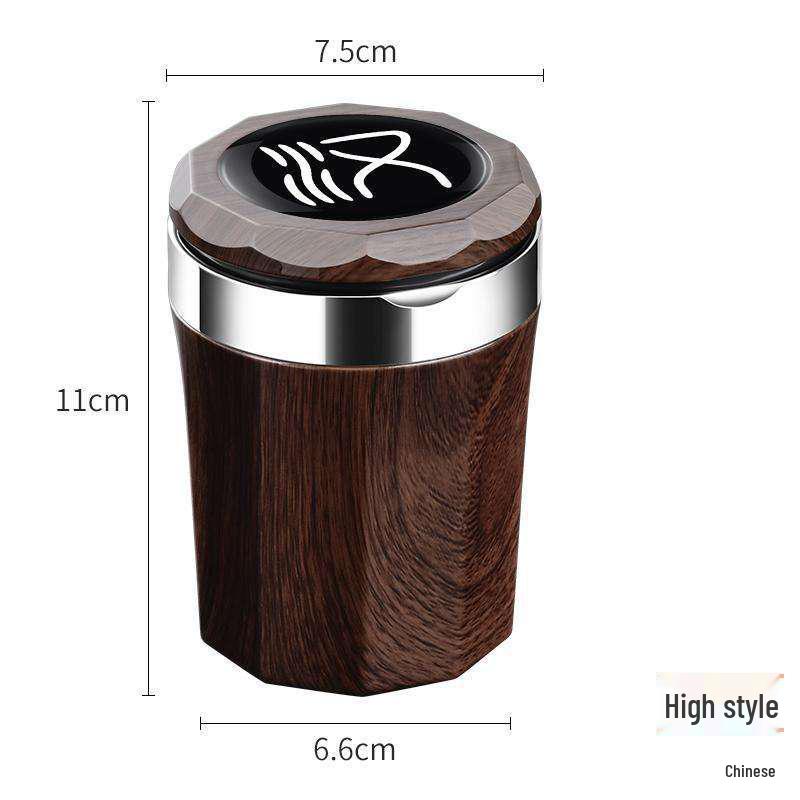 BYD Han DM-i 2025 Car Ashtray with Lid and Light, Flame Retardant, for Han L and Song L Interior Modification