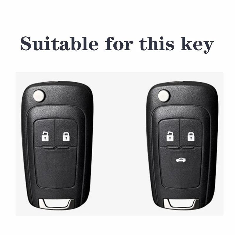 Silikonowe etui na kluczyk samochodowy 2/3 przyciski Fob Do Chevrolet Cruze Buick Opel Astra Corsa Antara Zafira Meriva Insignia Uchwyt na kluczyk