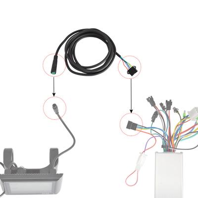 Cavo di prolunga per bicicletta elettrica a 5 pin Cavo adattatore impermeabile da 170 cm per display su SM Ebike
