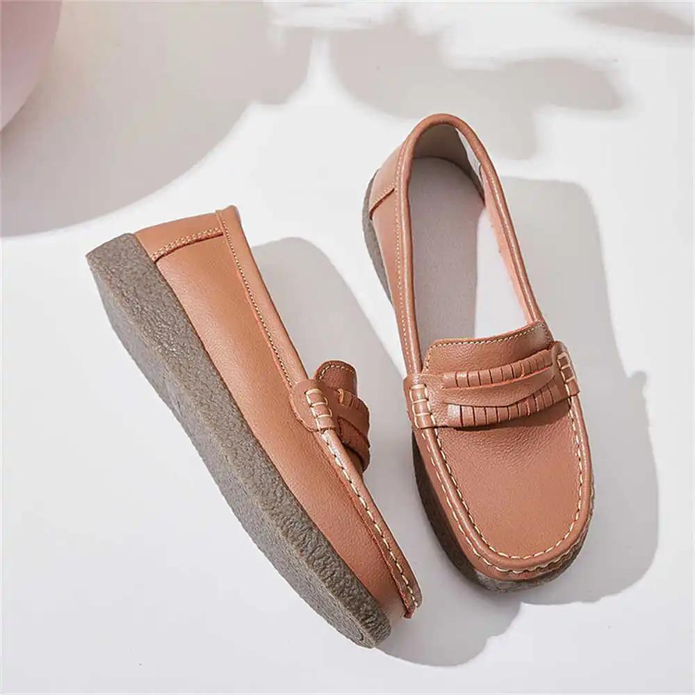 Мода без шнурков клиническая женская обувь для дома на плоской подошве новые кроссовки — фото 4