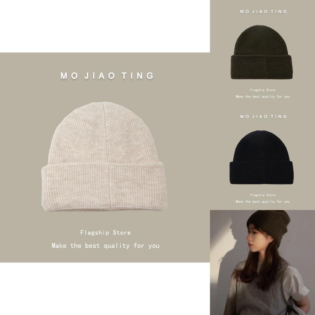 Stylish Warm Knitted Hat For Women Comfortable Cotton Beanie In Multiple Colors