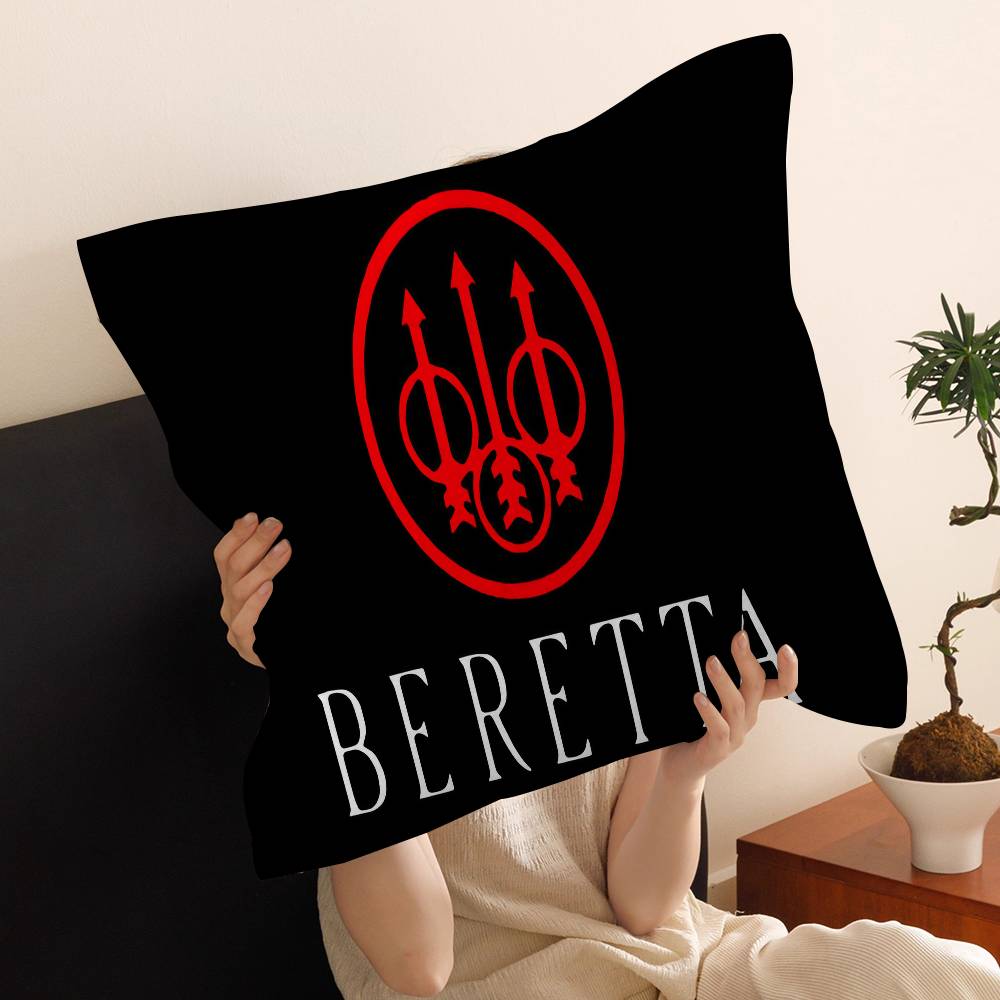 G-Gun B-Beretta Cushion Cover Pillowcase Upholstery Sofa Throw Pillow Home Decor Pillowcas
