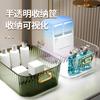Desktop Storage Box PET Skin Care Storage Basket Transparent Miscellaneous Snacks Cosmetics Sorting Box