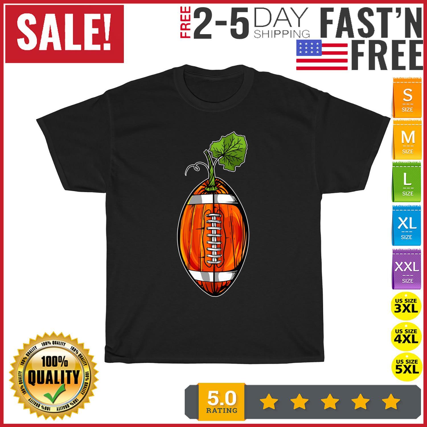 Cute Football Pumpkin Lover Thankful Family Thanksgiving Day T Shirt Mens Womens Tees Top Men Women S