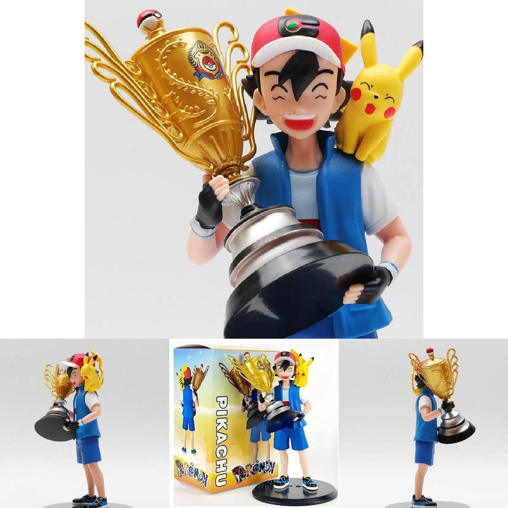 Niedliche Pokémon Ash Pikachu Plüschfigur Perfekt für Sammler und Enthusiasten gleichermaßen
