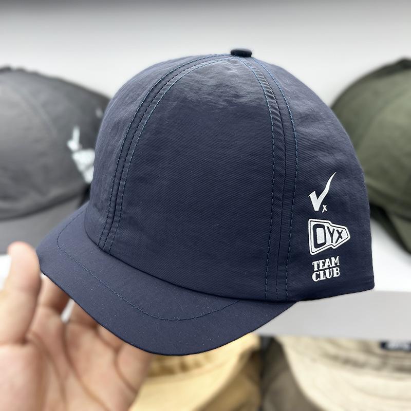 Neue Schnelltrocknende Kurze Krempe Herren und Damen Baseballkappe Sommer Amerikanische Baseballkappe Softtop Japanische Wasserdichte Mütze Damen