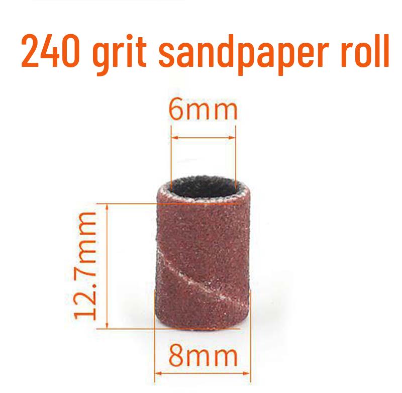Sandpaper Ring Cloth Grinding Head for Woodworking and Carving Polishing