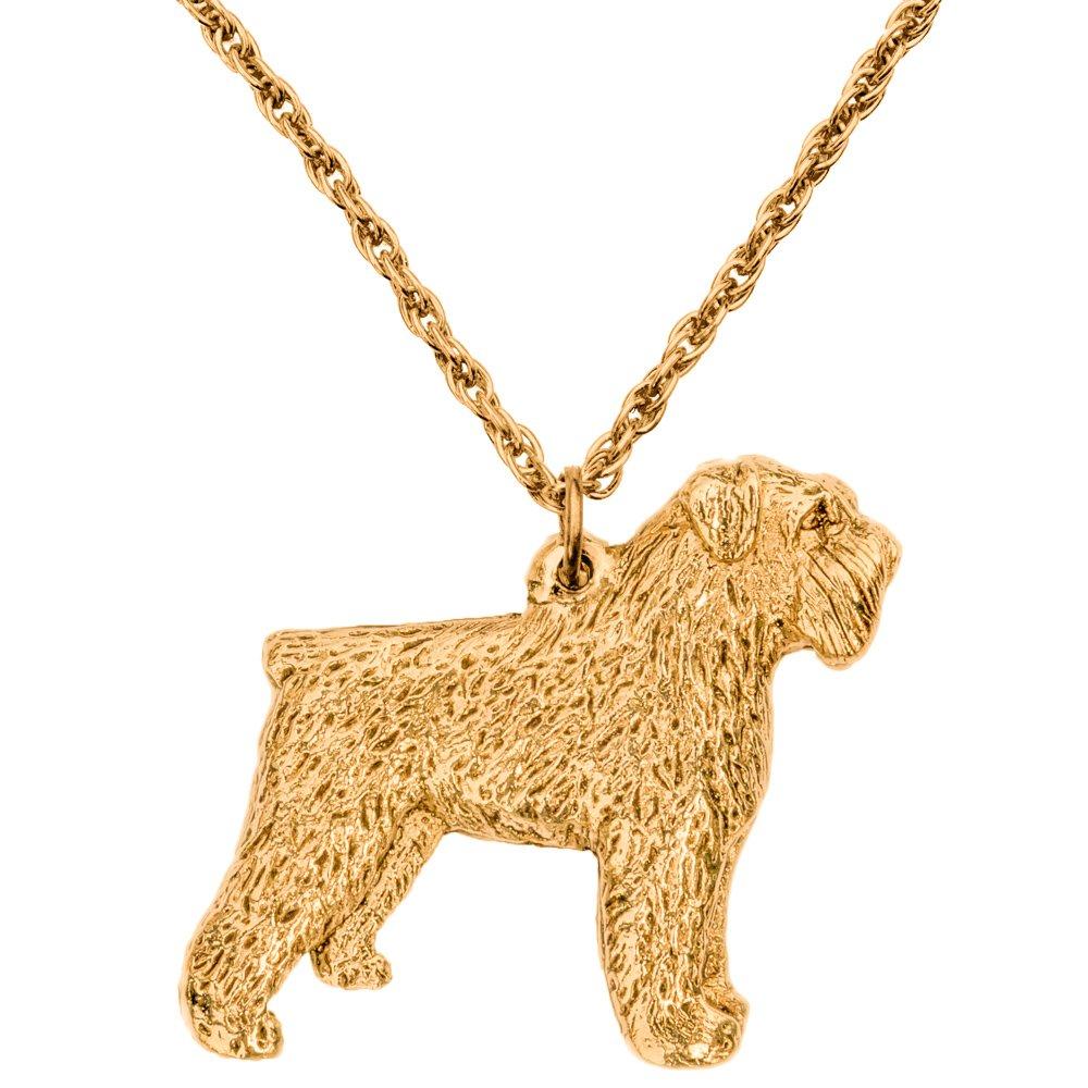 

Bouvier des Flandres British-made Art Dog Pendant Necklace Collection