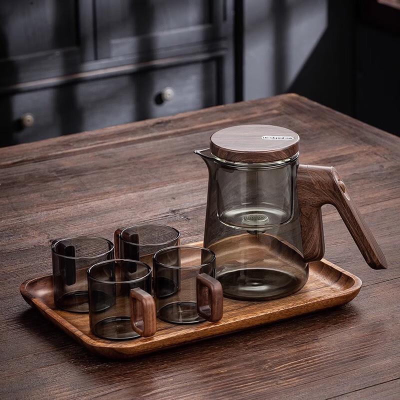 AVADEN Glass Teapot with Infuser and Tea Set