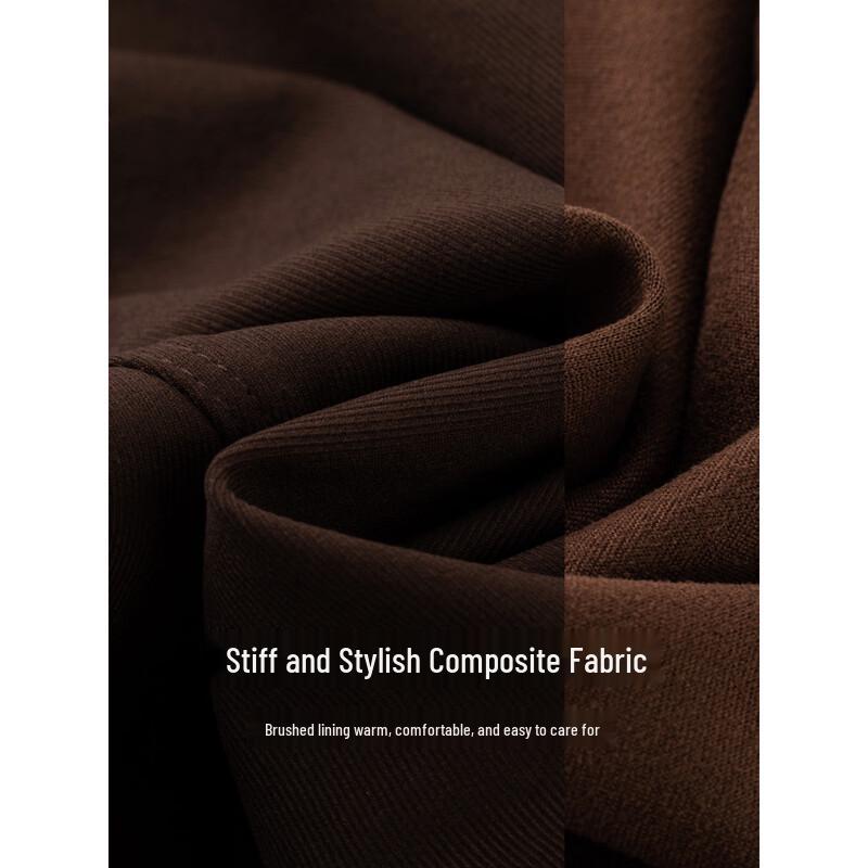 Mengshuya Women's High-Waist Loose Fit Ankle Pants