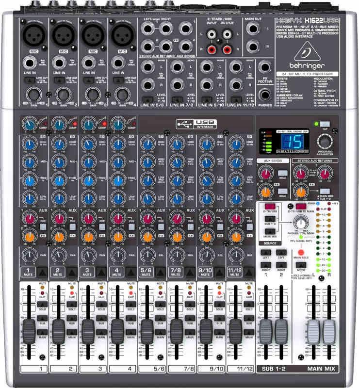 Behringer XENYX X1622USB - mixer