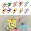 10Pcs Multicolor Decorative Push Pins Floral Design Clips For Crafting Scrapbooking Home Office Use