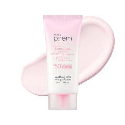 [make P:rem] Soothing Pink Tone Up Sun Cream 50ml