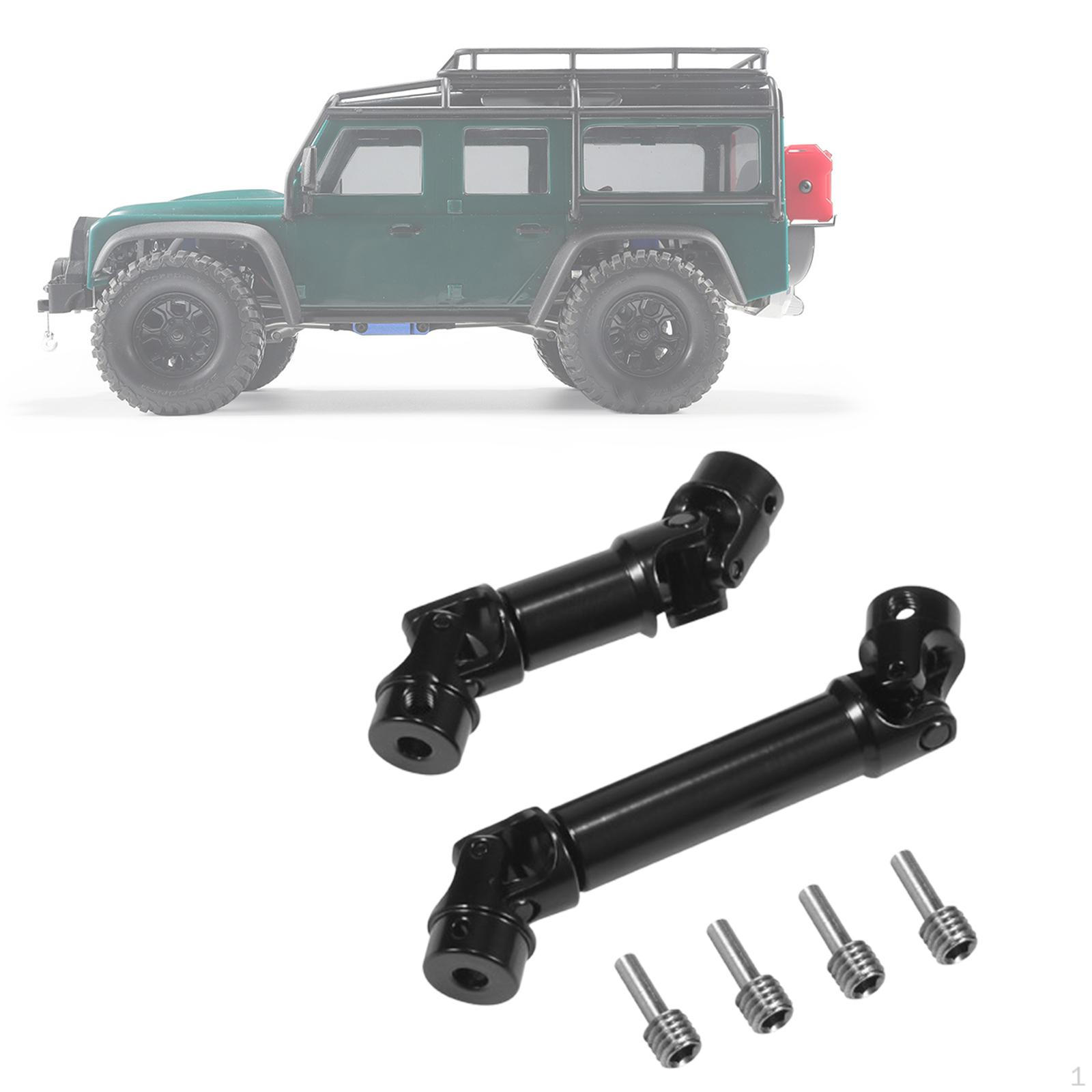 

2 шт. 1/18 RC Car Drive Shaft Model Vehicle Parts Transmission for TRX4M black