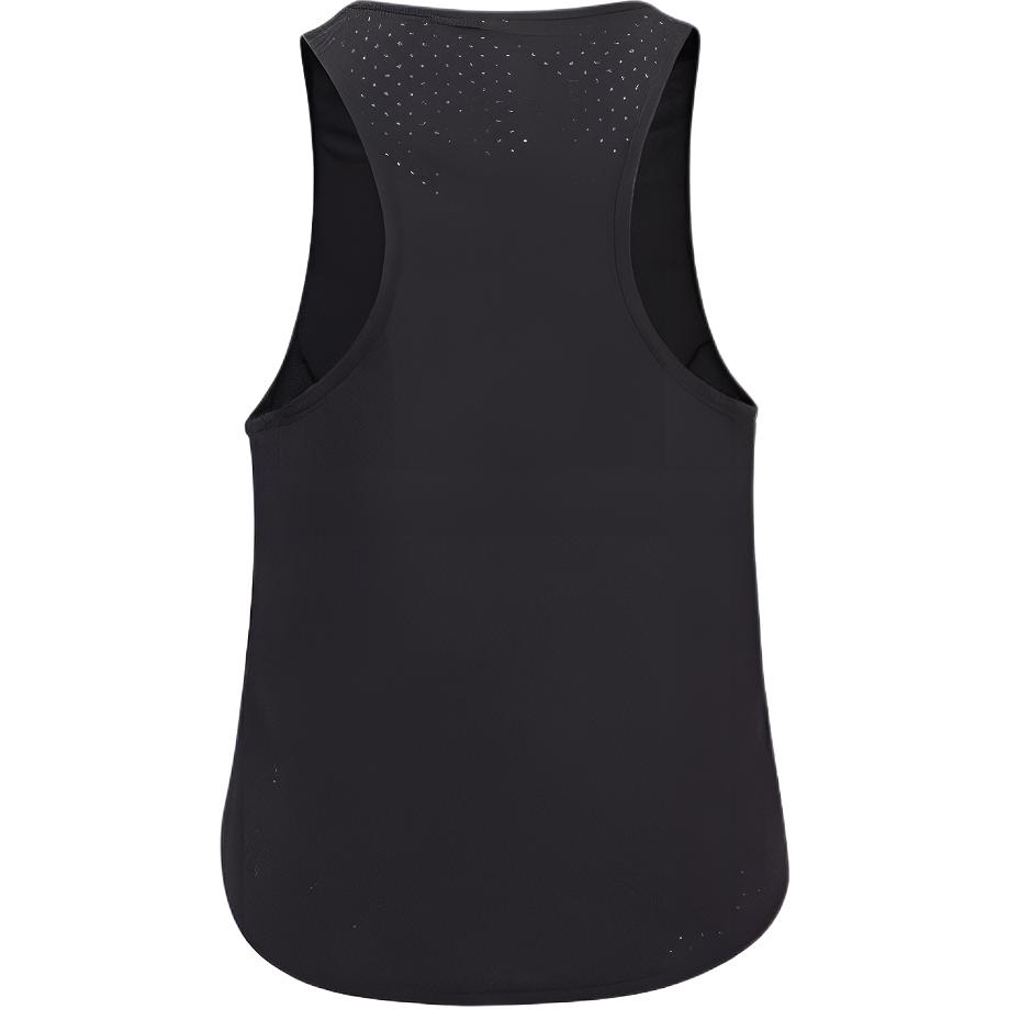 Reebok Fashion Sports Round Neck Casual Woven Vest Women Tops Black 23RCS410W001