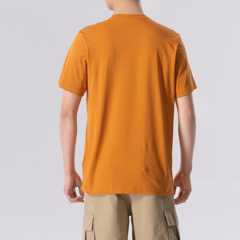 New Nike Sports Life Collection T Shirt Men's Orange AR5007-815