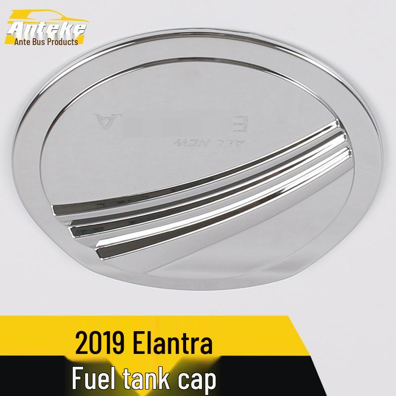 Ant Custom Oil Tank Cap Cover for 2019 Elantra - Scratch-Resistant Decorative Trim Sticker.