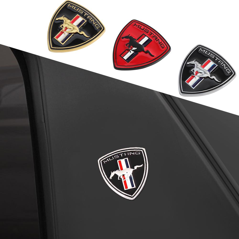 3D Metal Car Body Emblem Sticker Trunk Badge Decoration Decal For Ford Mustang Focus Ranger Fiesta S-max Kuga Mondeo Accessories