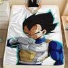 Vegito Cartoon Printed Flannel Blanket, Ideal for Bed Sofa Chair, Picnic Travel Use, Warm Home Bedroom Decor -HE33