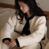 Autumn/Winter Coral Velvet Pajamas for Women Warm Casual Flannel with Velvet Thickened Can Be Worn Outside The Home Suit