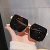 Non-polarized Big Frame Vintage Sunglasses Women Men Square Sun Glasses Retro Eye Glasses Goggle for Male Female Polygon Sunglasses