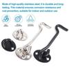 Durable Stainless Steel Safety Door Bolt with Screws Silent Sliding Door Latch Windproof Door Window Hook