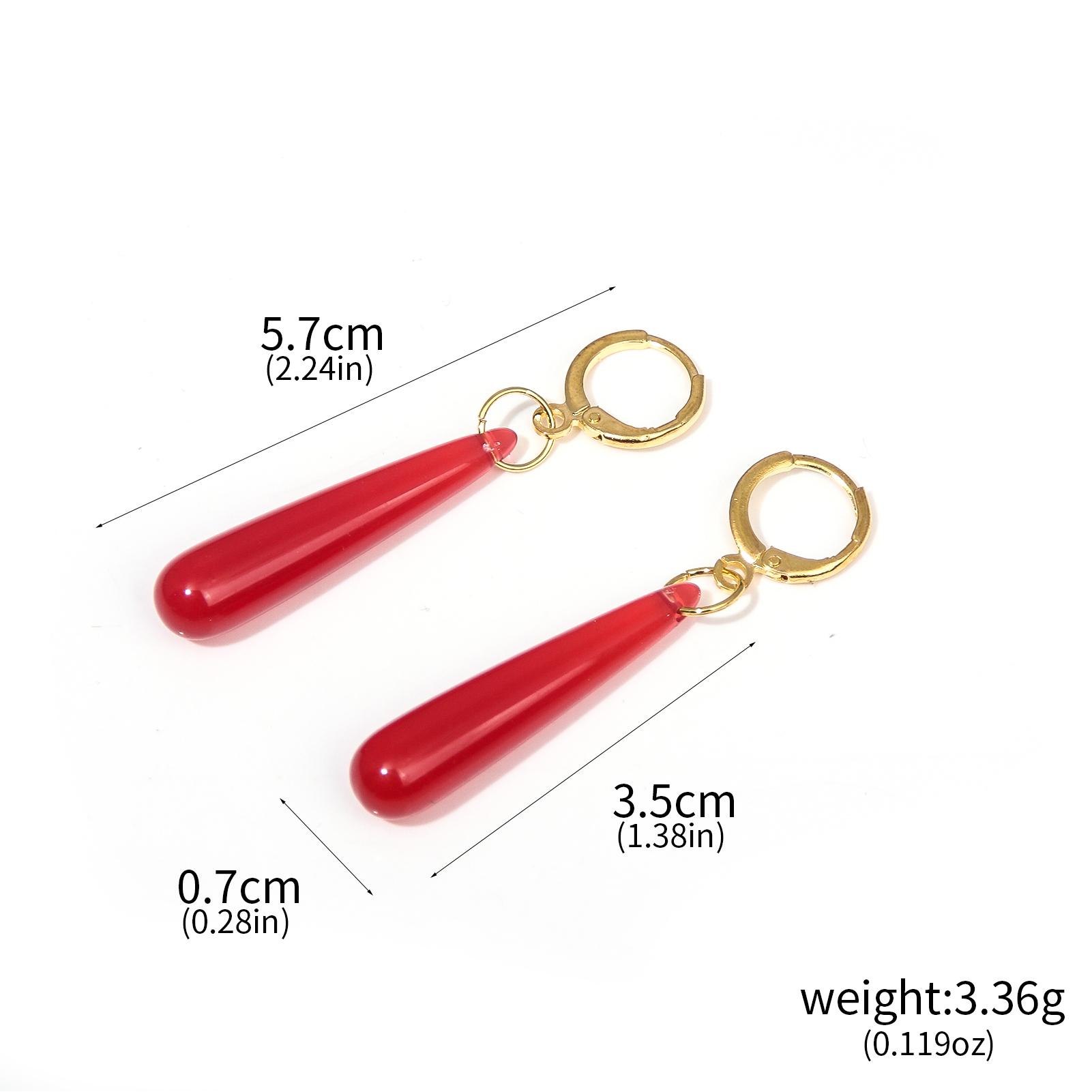 

Аниме Frieren Beyond Journey s End, клипсы для ушей Frieren, красные серьги-капли для женщин и мужчин, ювелирные изделия для косплея, подарок