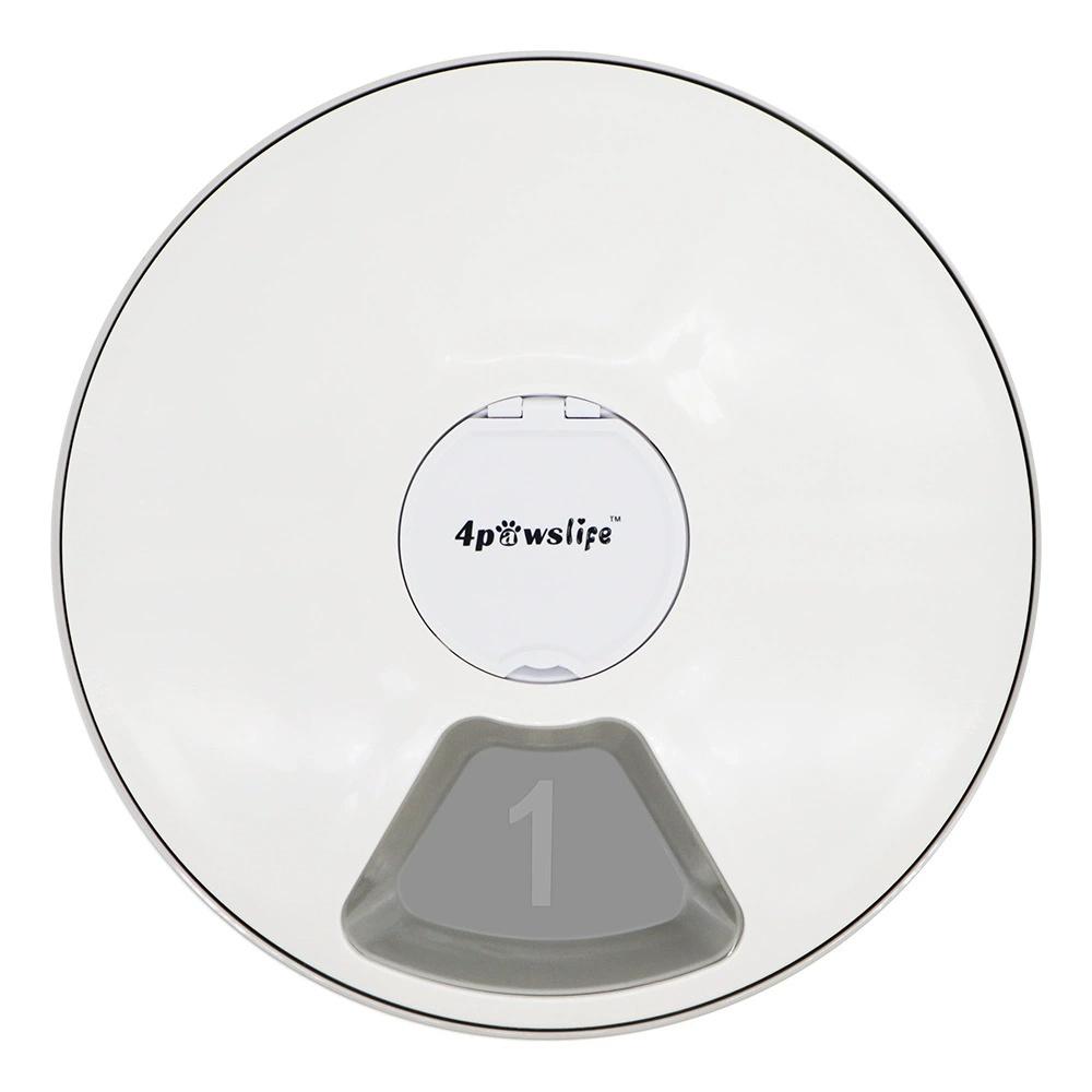 

Автоматична годівниця для домашніх собак, годівниця з круглим часом, 6 прийомів їжі, 6 решіток, електричний дозатор сухого корму для собак, 24 години годування, товари для домашніх тварин