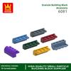 44Pcs/lot 6081Corner 4Hole Slope Curved 2x4x1 1/3 featuring Top Block Moc Colour Accessories Works With featuring Brick Kids Toy