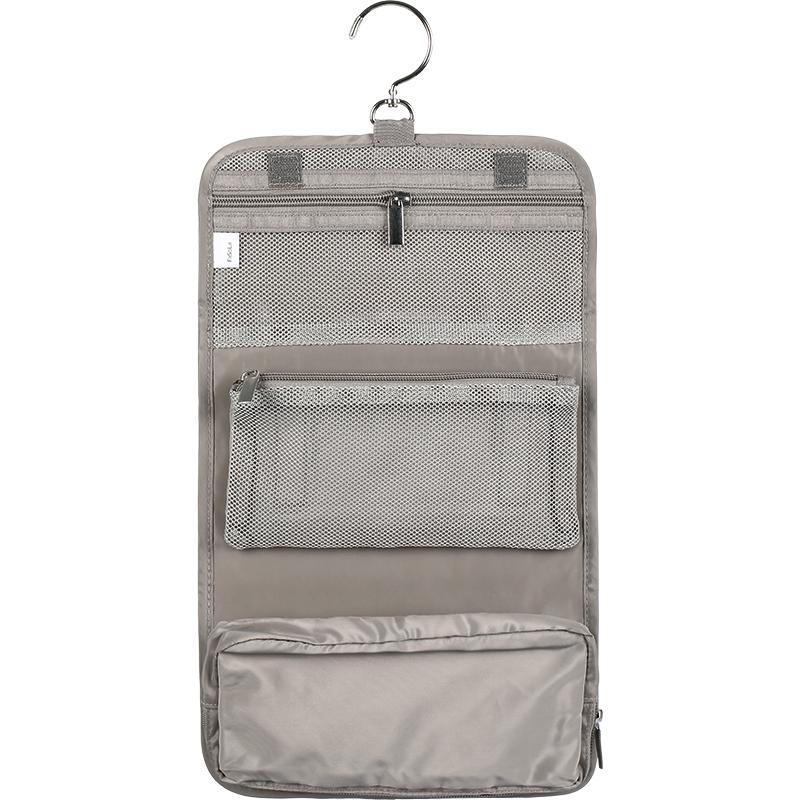 

Travel Toiletry Bag Portable Makeup Bag Large Capacity Simple Multi-Functional Storage Bag Business Trip Travel Organizer сірий колір