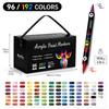 Cross Double-Headed Dual-Color Acrylic Marker Set - 168 Soft Tip Watercolor Art Pens