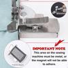 Magnetic Guide, Magnetic Universal Seam Guide, Sewing Machine Multifunctional Distance Tool (1 Piece)