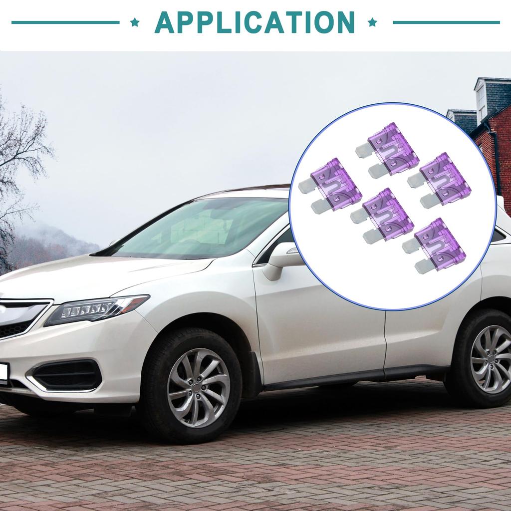 ACROPIX 35A Auto Motorrad Boot Stil Sicherung Ersatz Stil Sicherung - 5er Pack