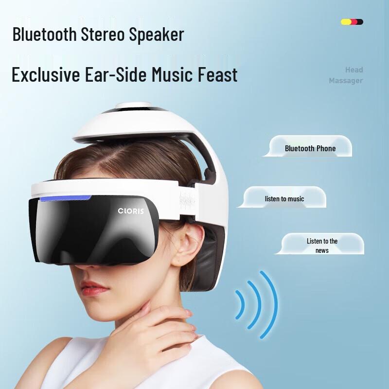 CLORIS T807 Head and Eye Sleep Massager Helmet
